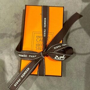 NWT Hermes Paris Scarf Knotting Cards/ Never opened